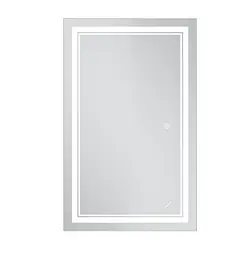 Дзеркало Mixxus Premium QUADRO MR20-50x80-REVERSE (LED Touch, Anti-fog) (MP6620) - мініатюра 3