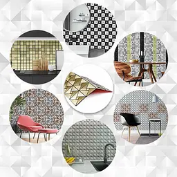 Самоклеюча панель під алюміній Sticker Wall SW-00001172 30x30смx3 мм Зелений - мініатюра 5