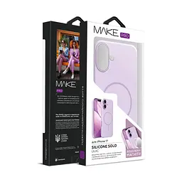 Чохол MAKE Apple iPhone 17 Silicone Solo Lilac - мініатюра 2