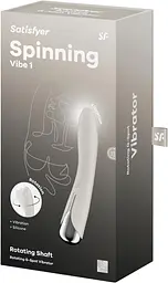 Вібратор Satisfyer Spinning Vibe 1 17.5 см білий - мініатюра 9