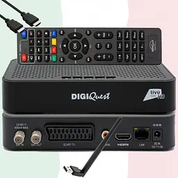 Супутниковий ресивер DIGIQuest Q10 Full HD з Wi-Fi та картою TiVuSat HD - мініатюра 5