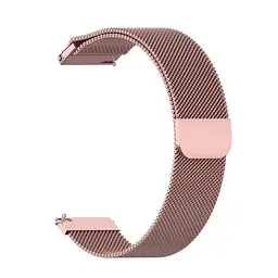 Ремінець Watchbands Milanese Loop Samsung Gear S3 FrontierClassic - рожевий ширина кріплення 22мм нержавіюча сталь розмір L (WB8016341) - мініатюра 2
