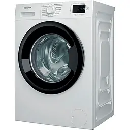 Indesit Пральна машина Indesit фронтальна, 7кг, 1200, A+++, 49.6см, дисплей, пара, інвертор, люк чорний, білий - мініатюра 2