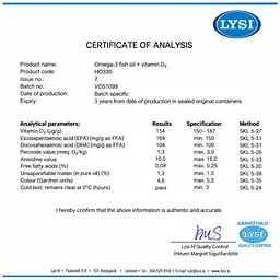 Вітамін D Lysi 1000 МО 25 мкг з Омега 3 180 капсул - мініатюра 8