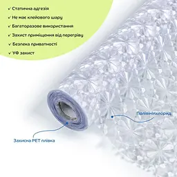 Плівка Sticker Wall віконна 600 x 10000мм D SW-00002157 - мініатюра 2