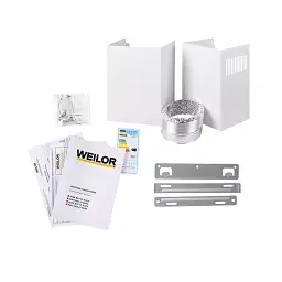 Витяжка декоративна похила Weilor Aura Wds 53 White - мініатюра 12