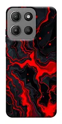 TPU чохол Demsky Black red marble для Motorola Moto G15 4G