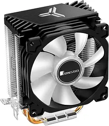 Кулер для процесора Jonsbo CR-1200 (92mm/3pin/2300RPM/30.5Dba/2 тепл. трубки) (CR-1200) - мініатюра 2