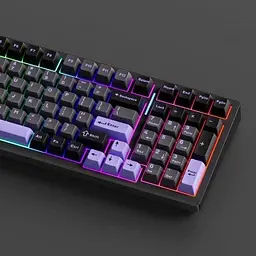 Клавіатура MCHOSE G98 Pro RGB Mechanical Flame Помаранчевий Switch Wireless (MC-G98S-5) Чорний - мініатюра 6