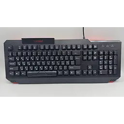 Повнорозмірна мембранна клавіатура провідна із виступом XSTRIKE X-1022 RGB USB із трьохмовною розкладкою UA/EN/RU та РГБ підсвічуванням та ніжками USB-A 105 клавіш Чорний - мініатюра 4