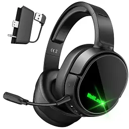 Бездротова ігрова гарнітура WolfLawS для Xbox Series X|S, Xbox One, PS5, ПК, Mac, Nintendo Switch