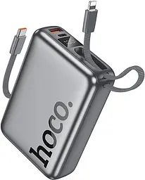 Портативний акумулятор Hoco Q39 Eminente 22.5W+PD20W 20000mAh metal grey