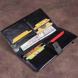 Чоловічий шкіряний гаманець SHVIGEL 19,5х9,5х1 см acs0016056 - мініатюра 7