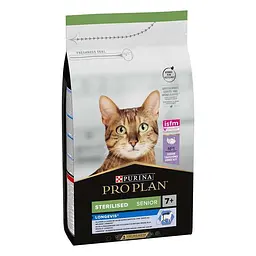 Сухий корм для стерилізованих котів Purina Pro Plan Sterilised Senior 7+ з індичкою 10 кг 12524904 - мініатюра 2