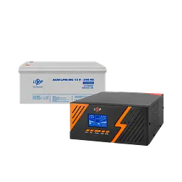 Комплект резервного живлення LP (LogicPower) ДБЖ + мультигелева батарея (UPS B1500 + АКБ MG 2400Wh)