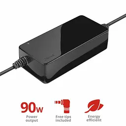 Блок живлення для ноутбука Trust Primo 90W-19V Universal Laptop BLACK (22142_TRUST) - мініатюра 3