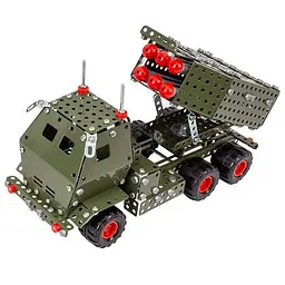 Конструктор для дітей Металевий Himars ТехноК 730 Деталей - мініатюра 4