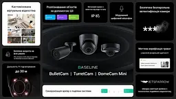 Камера відеоспостереження Ajax TurretCam 5 Mp 4 mm ASP чорна - мініатюра 7