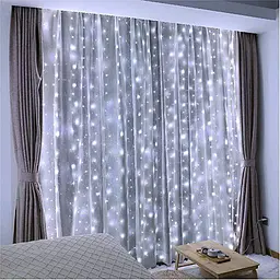 Гірлянда світлодіодна від мережі Штора CRT-011-2W 19560 3х2 м 300 LED холодна біла