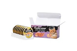 Смачний суп для кішок UNIQ PETS CAT WET FOOD ROYAL CHICKEN з куркою та крилем, 30 г