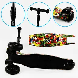 Самокат Best Scooter 62х16х29 см Різнобарвний 000231622 - мініатюра 5