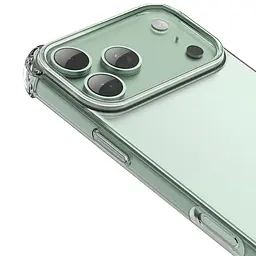 TPU чохол GETMAN Ease logo посилені кути для Apple iPhone 17 Pro Max (6.9) Безбарвний (прозорий) - мініатюра 6