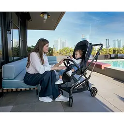 Прогулянкова коляска Peg-Perego Vivace Blue Shine, темно-синя (IP28000000RO51PL31) - мініатюра 9