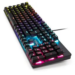 Клавіатура Vinga KBGM-100 LED Blue Switch USB Black (KBGM-100 Black) - мініатюра 3