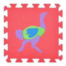 Дитячий килимок Мозаїка "Тварини" Bambi M 0376-1, 10 деталей, EVA, 30х30 см - мініатюра 5