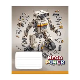 Зошит Школярик Star Mega Power 12 аркушів клітинка (012-3745K), в асортименті - мініатюра 4