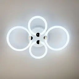 LED люстра з кільцями, що розсіює світло на 360° Line.F A 2838/2+2 RGB LED - мініатюра 5