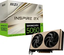 Відеокарта MSI RTX 5060 8G INSPIRE 2X OC (RTX 5060 8G INSPIRE 2X OC) (GDDR7, 128 bit, PCI-E v5.0 x16) - мініатюра 7