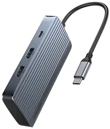 Переходник Anker USB-C Hub - 7-in-1 - PD in 100W, 2xHDMI, 4xUSB-A Черный (7255315)