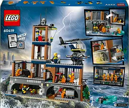 Конструктор LEGO City Поліцейський острів-в'язниця 980 деталі (60419) - мініатюра 9