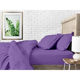 Простирадло Cosas полуторне 155х240 lavander, фіалка (Violet_155s) - мініатюра 3