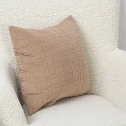 Наволочка декоративна ТЕП Velour Мозаїка 45х45 см капучино (2-05175_36293) - мініатюра 3