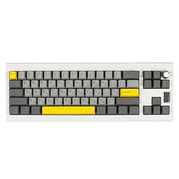 Клавіатура Epomaker Shadow-X 70 Mulan Switch Hot-Swap LCD Screen RGB Wireless/Bluetooth/USB UA White (SHX-W-M)