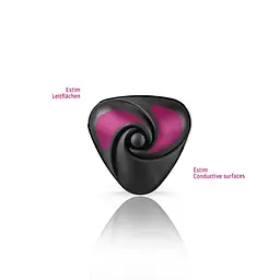 Вібратор для клітора з електростимуляцією Mystim Heart's Desire Black Edition - мініатюра 9