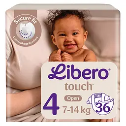 Підгузки Libero Touch 4 (7-14 кг) 36 шт.