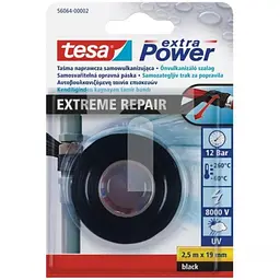 Стрічка ремонтна Tesa екстремальна 8000V 12 бар -60°C до +240°C extraPower 2.5 м х 19 мм