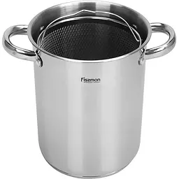Каструля Fissman Capellini зі вставкою-пароваркою та скляною кришкою 3.5 л (5369) - мініатюра 3