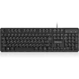 Клавіатура REAL-EL RK-7015 USB Black (EL123100049)