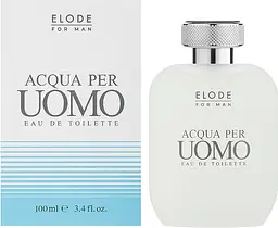 Туалетна вода для чоловіків Elode Acqua Per Uomo, 100 мл - мініатюра 2