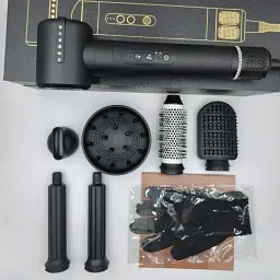 Багатофункціональний стайлер RESTEQ 7 в 1 Black, професійний стайлер 1400 Вт - мініатюра 5