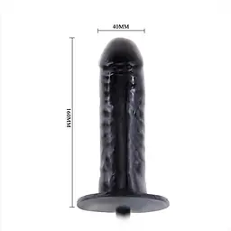 Анальний розширювач Baile Bigger Joy Inflatable Penis 16 см (чорний) - мініатюра 6