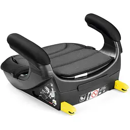 Автокрісло бустер Peg-Perego Viaggio Shuttle Crystal Black чорне з сірим (IMVS040000DP53DX13) - мініатюра 2