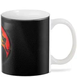 Кухоль GeekLand Mortal Kombat Мортал Комбат чорний фон MK.02.49 330 мл білий - мініатюра 2