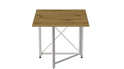 Стіл-книга трансформер Оріон 1 Ferrum-decor 750x810x730 Білий метал ДСП Дуб Артізан 16 мм (FRD-104609) - мініатюра 7
