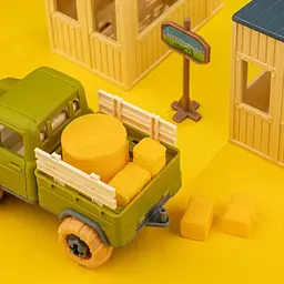 Ігровий набір Otamanko Веселий хутір вантажівка і конюшня з конями - мініатюра 8