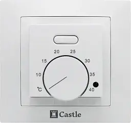 Терморегулятор механічний Castle AC308H білий